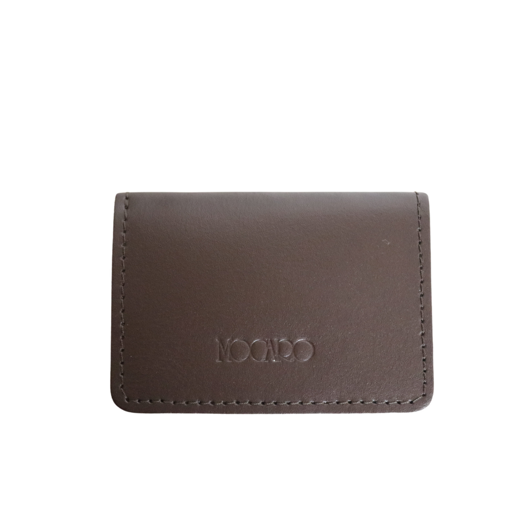 Folded Leather Card Wallet