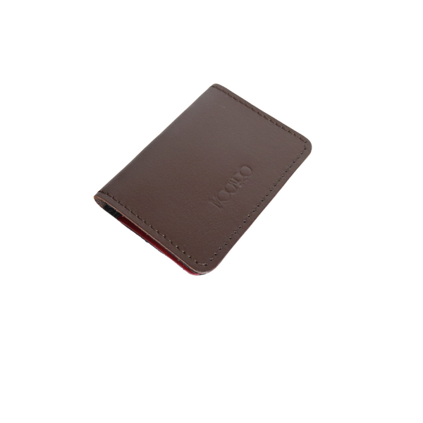Folded Leather Card Wallet