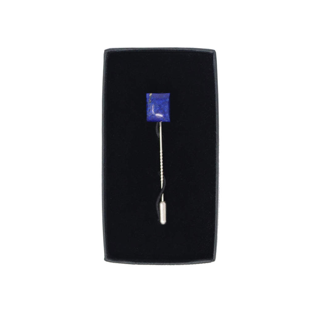 Lapis Lapel Pin