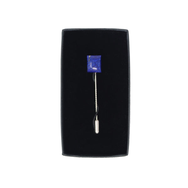 Lapis Lapel Pin