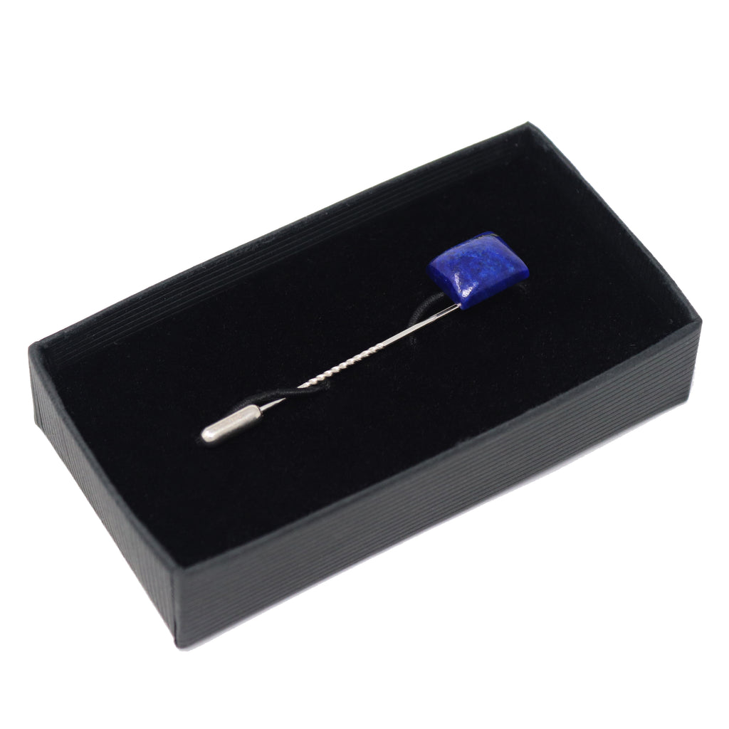 Lapis Lapel Pin