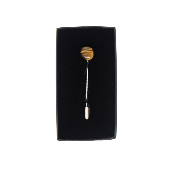 Tiger Eye Lapel Pin